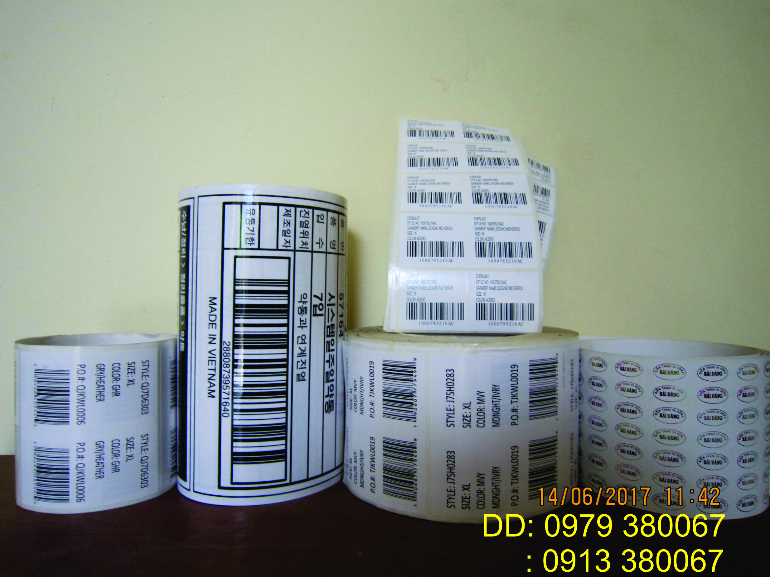 Tem Nhãn In Barcode